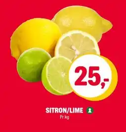 Coop Extra SITRON/LIME tilbud