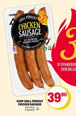 Coop Extra COOP GRILL PERFEKT CHICKEN SAUSAGE tilbud