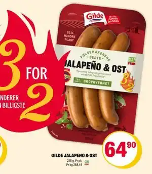 Coop Extra GILDE JALAPENO & OST tilbud