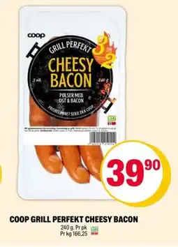 Coop Extra COOP GRILL PERFEKT CHEESY BACON tilbud