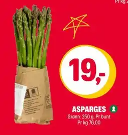 Coop Extra ASPARGES tilbud