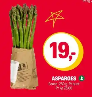Coop Extra ASPARGES tilbud