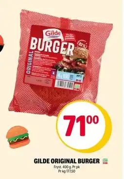 Coop Extra GILDE ORIGINAL BURGER tilbud