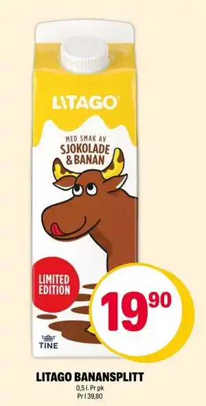 Coop Extra LITAGO BANANSPLITT tilbud