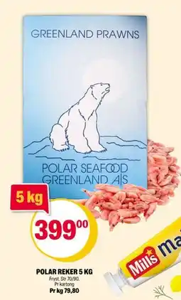 Coop Extra POLAR REKER 5 KG tilbud