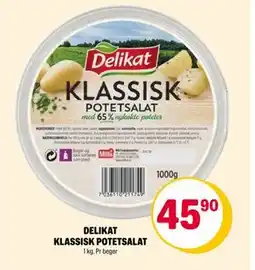 Coop Extra DELIKAT KLASSISK POTETSALAT tilbud