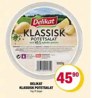 Coop Extra DELIKAT KLASSISK POTETSALAT tilbud