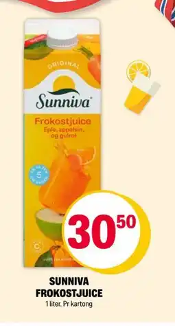 Coop Extra SUNNIVA FROKOSTJUICE tilbud