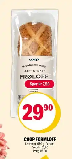 Coop Extra COOP FORMLOFF tilbud
