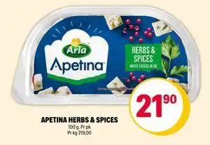 Coop Extra APETINA HERBS & SPICES tilbud