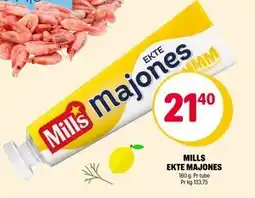 Coop Extra MILLS EKTE MAJONES tilbud