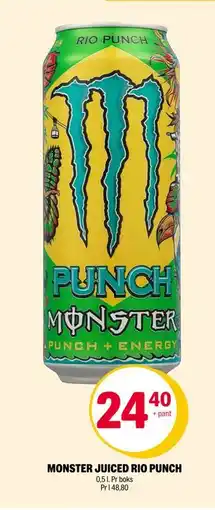 Coop Extra MONSTER JUICED RIO PUNCH tilbud