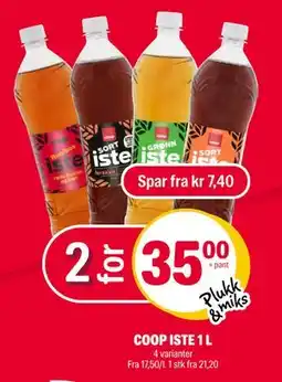 Coop Extra COOP ISTE 1 L tilbud
