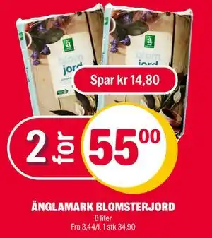 Coop Extra ÄNGLAMARK BLOMSTERJORD tilbud