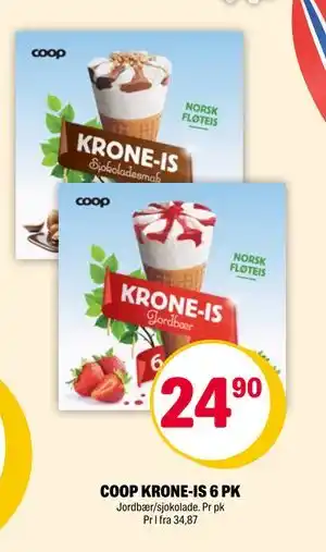 Coop Extra COOP KRONE-IS 6 PK tilbud