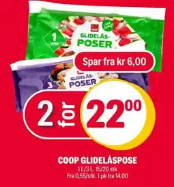 Coop Extra COOP GLIDELÅSPOSE tilbud