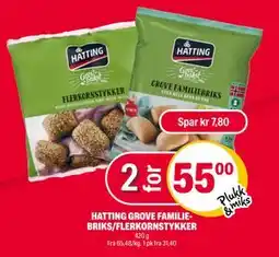 Coop Extra HATTING GROVE FAMILIEBRIKS/FLERKORNSTYKKER tilbud