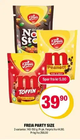 Coop Extra FREIA PARTY SIZE tilbud