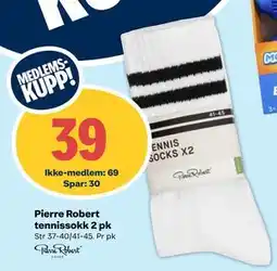 Coop Extra Pierre Robert tennissokk 2 pk tilbud