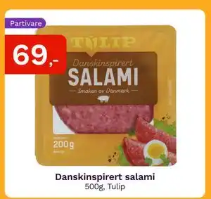 Oda Danskinspirert salami tilbud