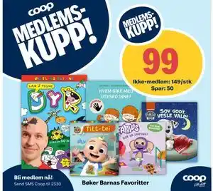Coop Extra Bøker Barnas Favoritter tilbud