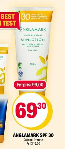 Coop Extra ÄNGLAMARK SPF 30 tilbud