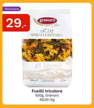 Oda Fusilli tricolore tilbud