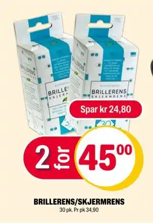 Coop Extra BRILLERENS/SKJERMRENS tilbud