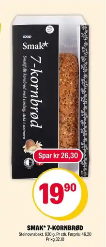 Coop Extra SMAK* 7-KORNBRØD tilbud
