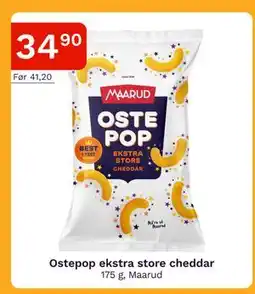 Oda Ostepop ekstra store cheddar tilbud