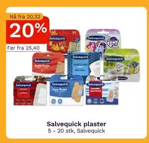 Oda Salvequick plaster tilbud