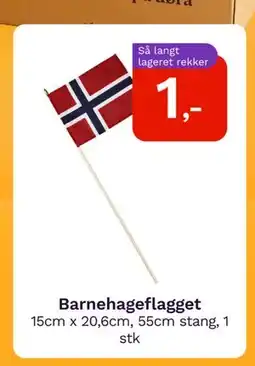 Oda Barnehageflagget tilbud