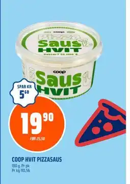 Coop Obs COOP HVIT PIZZASAUS tilbud