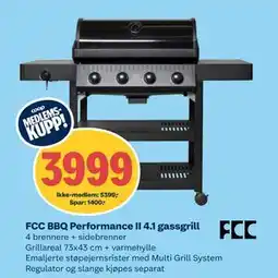 Coop Obs FCC BBQ Performance II 4.1 gassgrill tilbud