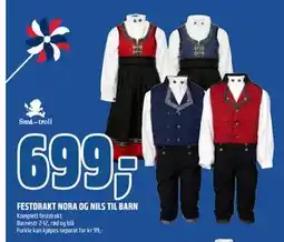 Coop Obs FESTDRAKT NORA OG NILS TIL BARN tilbud