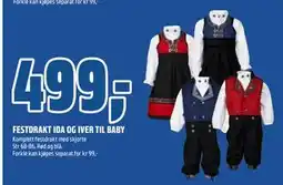 Coop Obs FESTDRAKT IDA OG IVER TIL BABY tilbud