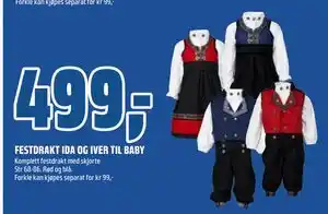 Coop Obs FESTDRAKT IDA OG IVER TIL BABY tilbud