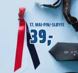 Coop Obs 17. MAI-PIN/-SLØYFE tilbud