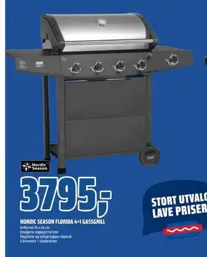 Coop Obs NORDIC SEASON FLORIDA 4+1 GASSGRILL tilbud