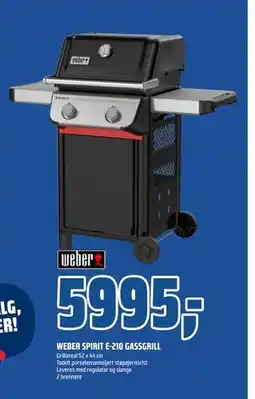 Coop Obs WEBER SPIRIT E-210 GASSGRILL tilbud