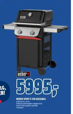 Coop Obs WEBER SPIRIT E-210 GASSGRILL tilbud