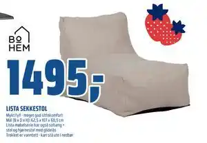 Coop Obs LISTA SEKKESTOL tilbud