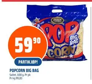 Coop Obs POPCORN BIG BAG tilbud