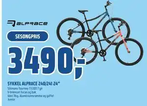 Coop Obs SYKKEL ALPRACE 240/241 24” tilbud