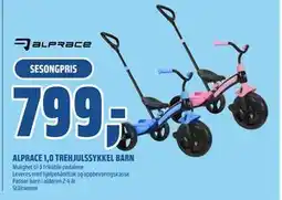 Coop Obs ALPRACE 1,0 TREHJULSSYKKEL BARN tilbud