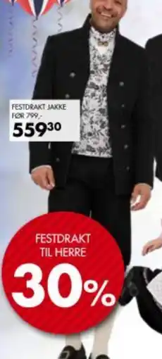 Sparkjøp Festdrakt jakke tilbud