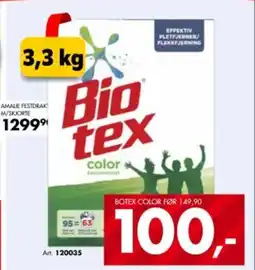 Sparkjøp BIOTEX color tilbud