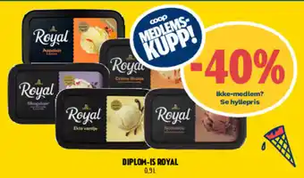 Coop Prix DIPLOM-IS ROYAL tilbud