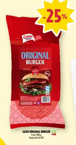 Coop Prix GILDE original burger tilbud