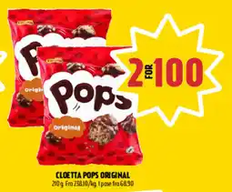 Coop Prix CLOETTA pops original tilbud
